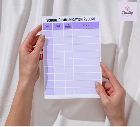 School Communication Record - Multiple Children