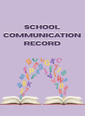 School Communication Record Booklet - Multiple Children